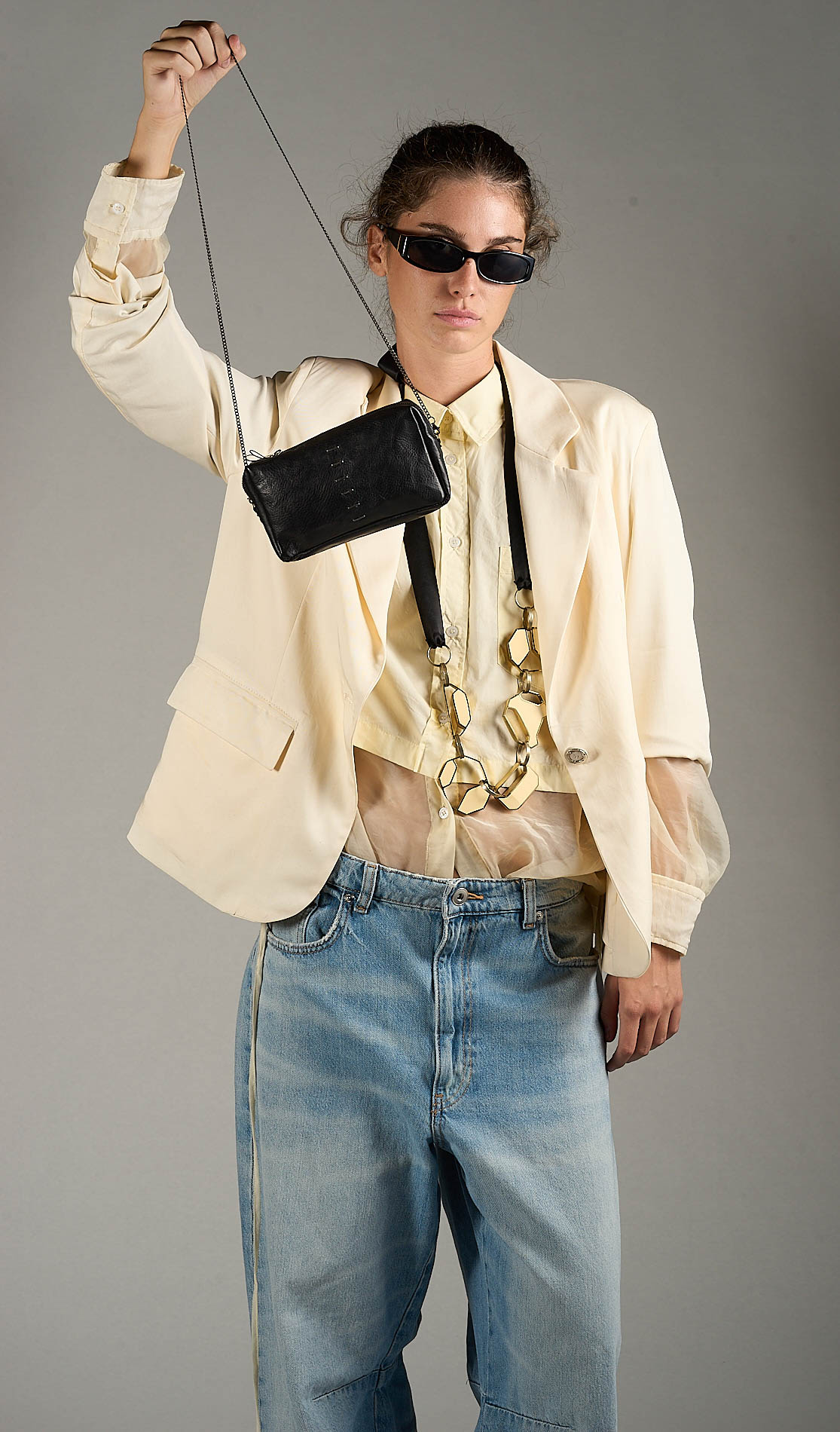 daniele basta leather and silver bags - WEARING